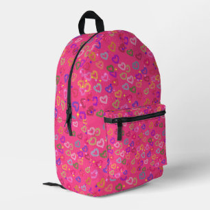 Herzform-Design-Rucksäcke Bedruckter Rucksack