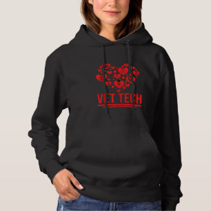 Herzform Tierschutz Tierpflege Gesundheit Hoodie