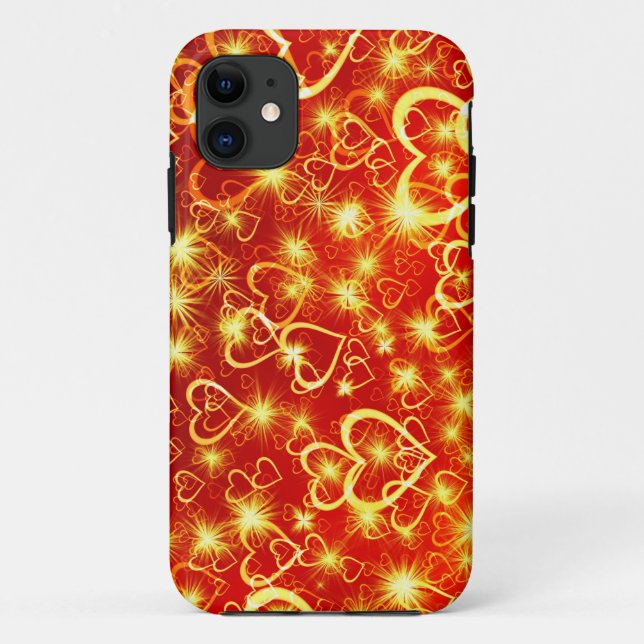 Herzformen Muster-25622 Case-Mate iPhone Hülle (Rückseite)