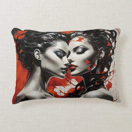 herzförmig dekokissen