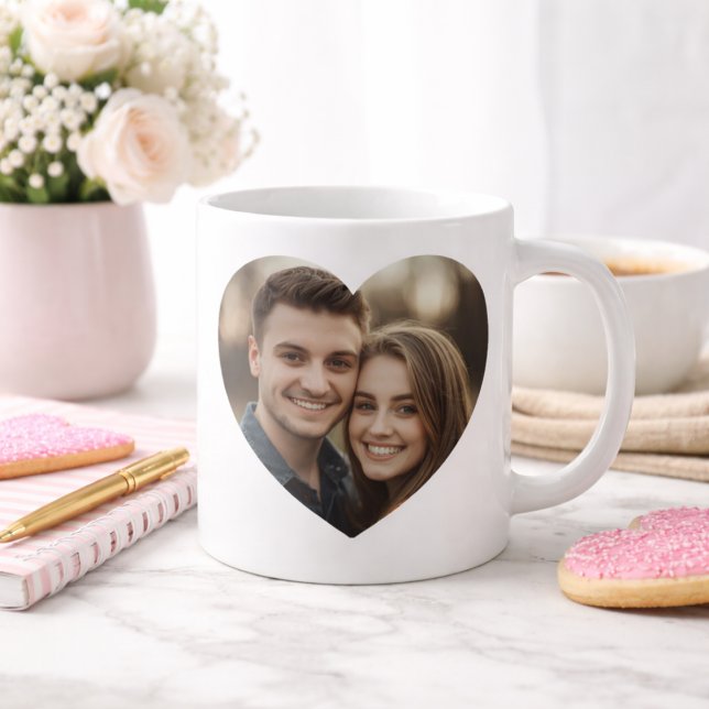Herzförmig gerahmtes Foto Kaffeetasse (Von Creator hochgeladen)