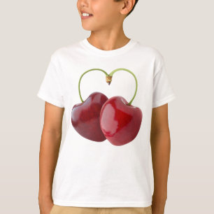 Herzförmige Kirschen T-Shirt