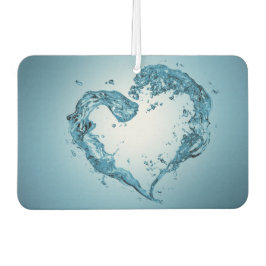 Herzförmige Wasserablagerungen Autolufterfrischer