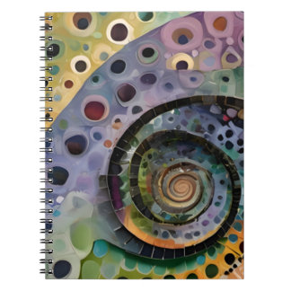 herzförmiger Spiralblock Notizblock
