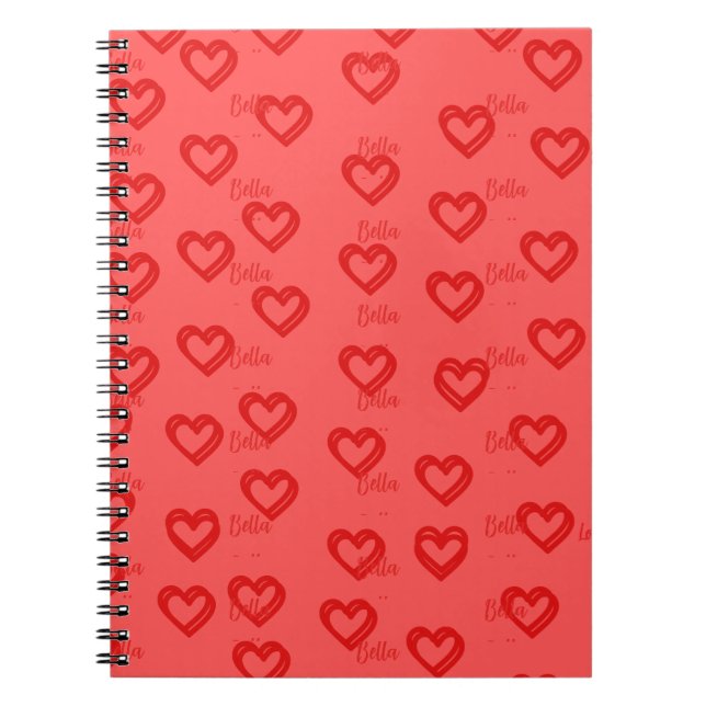 Herzförmiges Notizbuch Notizblock (Vorderseite)