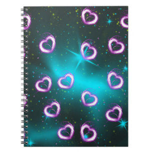 Herzgalaxie Notizblock