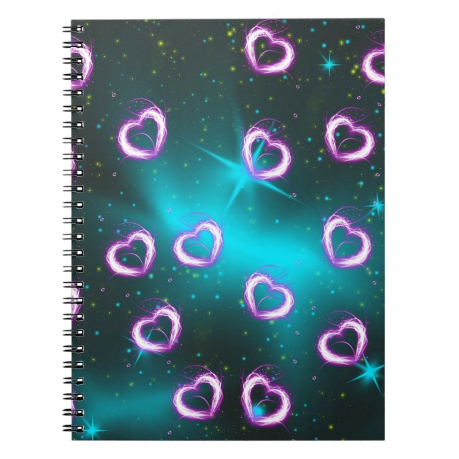 Herzgalaxie Notizblock (Vorderseite)