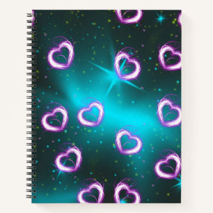 Herzgalaxie Notizbuch