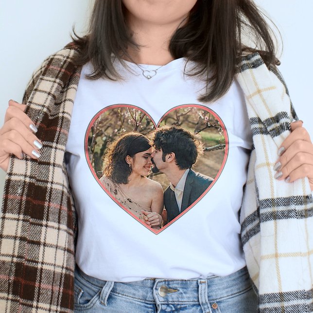 Herzgestaltete, maßgeschneiderte Foto-Valentine od T-Shirt (Von Creator hochgeladen)