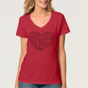HERZGESTELLTE MATH-FORMULAS. T-Shirt