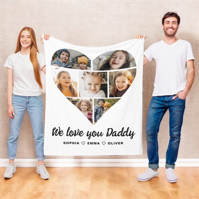 Herzinfarkt Foto Instagram Collage Fleecedecke (Von Creator hochgeladen)