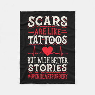 Herzinfarkt Operation Byp Bewusstsein Herz stolz M Fleecedecke