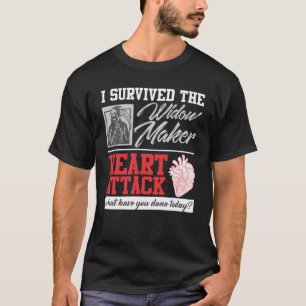 Herzinfarkt Operation überlebt Witwe Maker Herzan T-Shirt