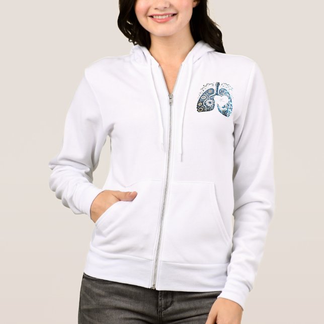 Herzinhalator Hoodie (Vorderseite)
