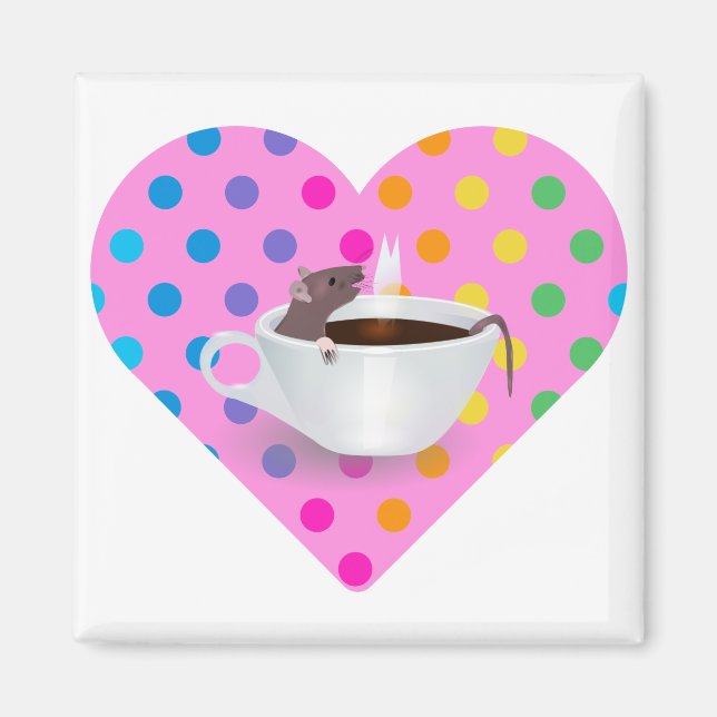 Herzkaffeemaschine Magnet (Vorne)