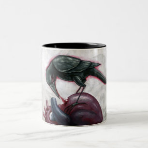 Herzkannibale Zweifarbige Tasse