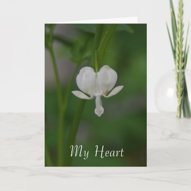 Herzkarte Karte (Vorderseite)