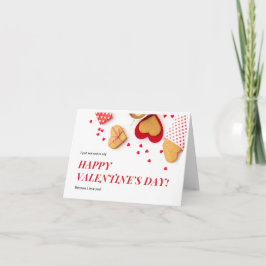 Herzkekse Glücklicher Valentinstag