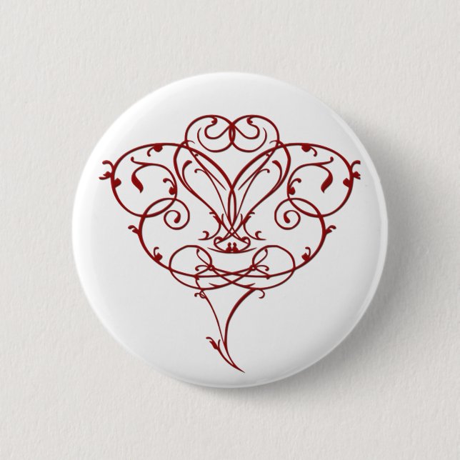Herzklappe Button (Vorderseite)