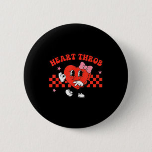 Herzklopfen 67 Valentinstag Six Seven Meme Mädchen Button