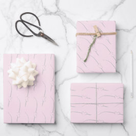 Herzklopfen auf Morgengras Verlobung Geschenkpapier Set