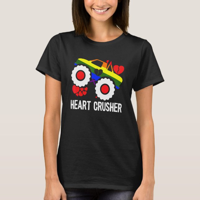 Herzklopfen Gay Pride Crusher LGBT Q Cool Trans Pr T-Shirt (Vorderseite)