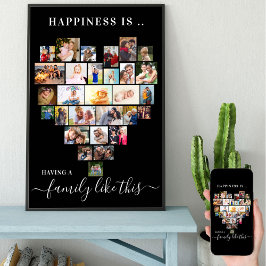 Herzklopfen Glück ist Familie wie diese Poster