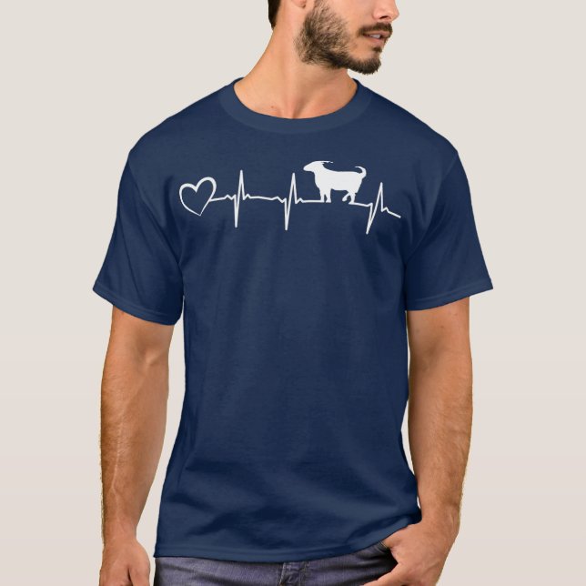 Herzklopfen von Ziegen - Ziegenzucht T-Shirt (Vorderseite)