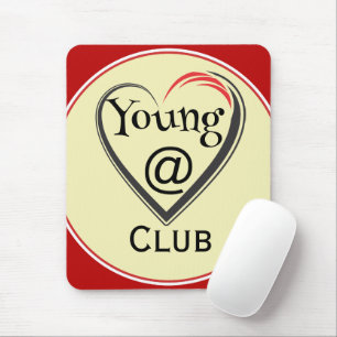 Herzklub-Mauspad für die Jugend Mousepad