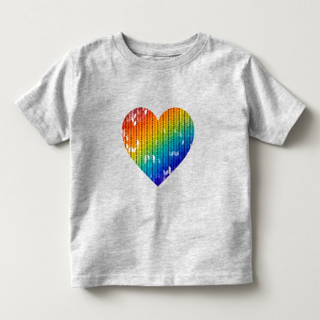 Herzknettierung Kleinkind T-shirt (Vorderseite)
