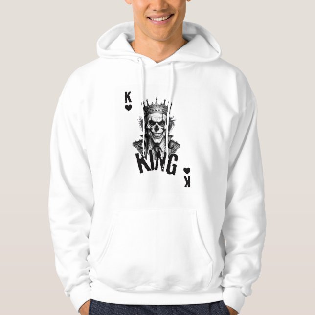 Herzkönig Hoodie (Vorderseite)