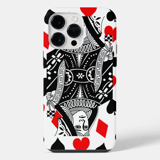 Herzkönigin iPhone Hülle (Rückseite)