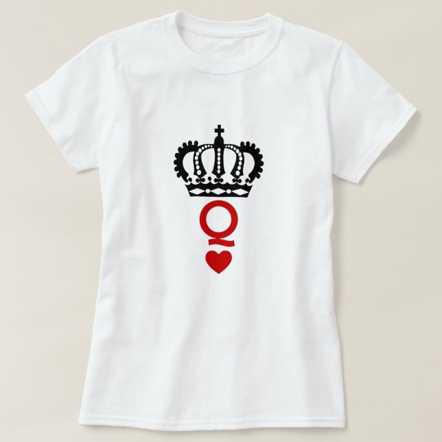 Herzkönigin T-Shirt (Design vorne)