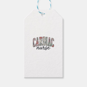 Herzkrankenschwester Florales Varsity-Lettering-De Geschenkanhänger