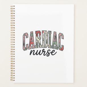 Herzkrankenschwester Florales Varsity-Lettering-De Planer