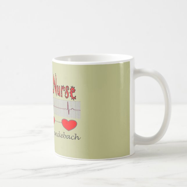 Herzkrankenschwester-Geschenke Kaffeetasse (Rechts)