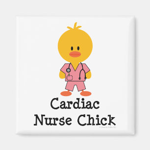 Herzkrankenschwester-Küken-Magnet Magnet