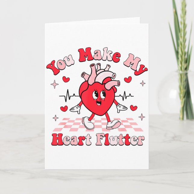 Herzkrankenschwester Valentine Sie bringen mein He Karte (Vorderseite)