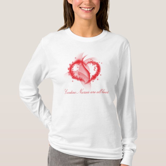 Herzkrankenschwestern sind alles Herz T-Shirt (Vorderseite)