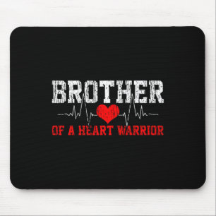 Herzkrankheit Herzschlag Brother Gift Mousepad