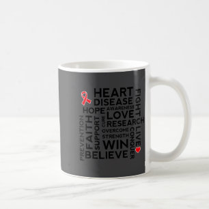 Herzkrankheitsmonat Suprt Walk Tee Kaffeetasse