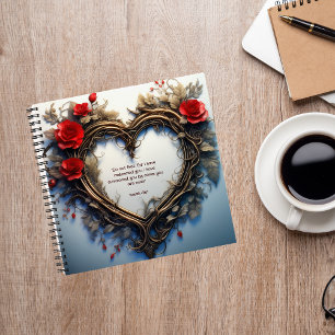 Herzkranz Zeit mit Jesus Journal verbringen Notizbuch