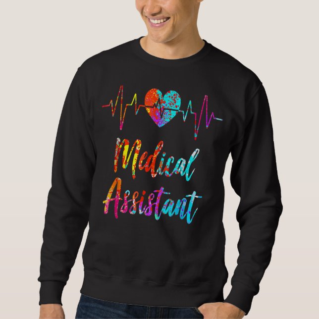 Herzkranzassistent Herzklopfen Sweatshirt (Vorderseite)