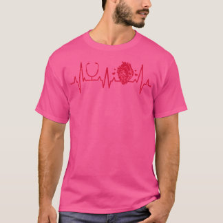 Herzkranzforscher Heartbeat Kardiologie T-Shirt