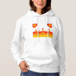 Herzlandschaft Damen Hoodie
