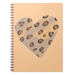 Herzleoparden, kundenspezifische Notebooks Notizblock
