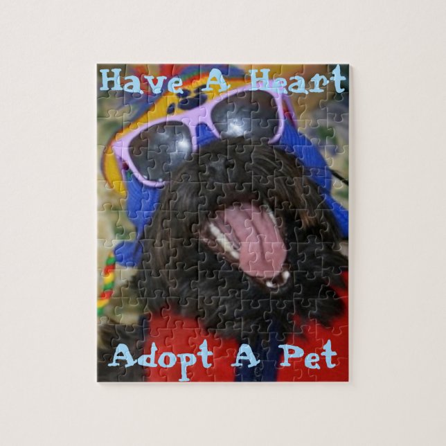 Herzlich. Adoptier einen Begleiter. (Vertikal)