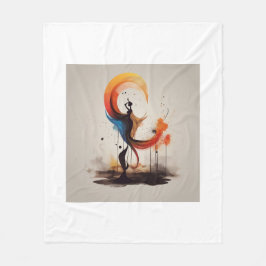 herzlich geöffnet fleecedecke