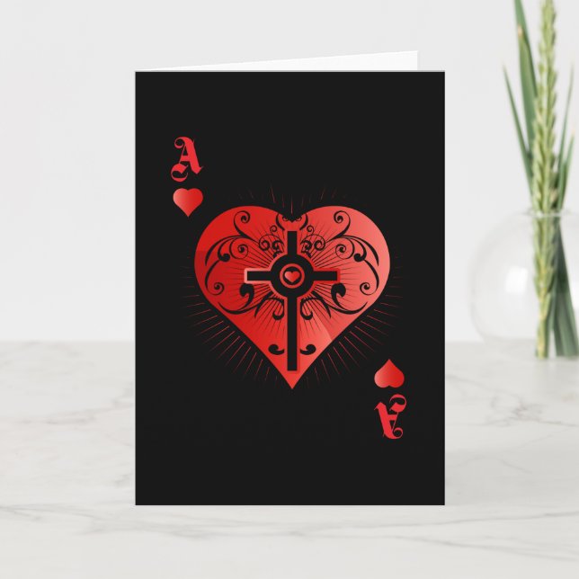 Herzlich Poker Casino Karte (Vorderseite)