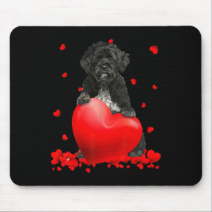 Herzlich portugiesischer Wasserhund Hund Lover Chr Mousepad
